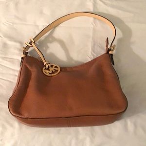 Michael Kors Brown Leather Shoulder Bag